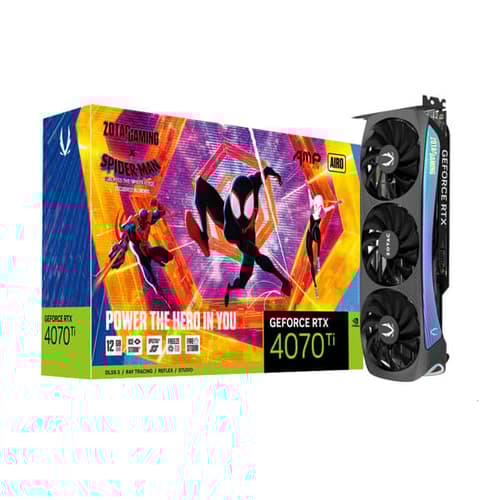 Zotac Gaming RTX 4070 Ti Amp Airo Spider Man 12GB Graphics Card